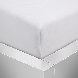 Jersey prostěradlo 220x200 Premium - Bílá