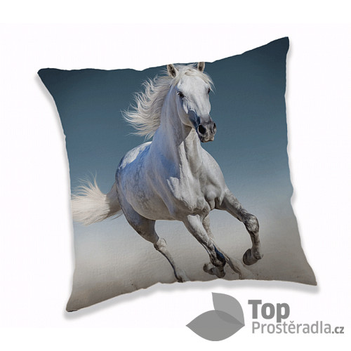 Dekorační polštářek 40x40 cm - Andaluský kůň