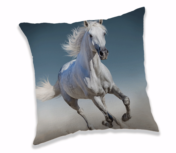 Fotografie TP Dekorační polštářek 40x40 cm - Andaluský kůň