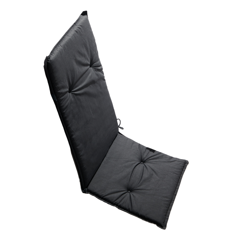 TOP Polstr na zahradní křeslo Brillant 120x49 - černý