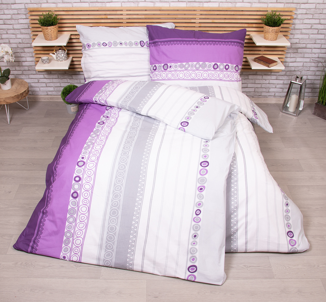 Zvýhodněná sada bavlněného povlečení na dvě klasická lůžka - Brigita