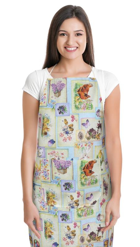 TP Kuchyňská zástěra EMA - Velikonoční patchwork