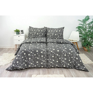 Bavlněné povlečení Deluxe 140x200+70x90 Kopretiny