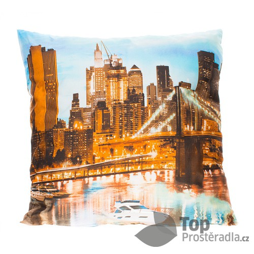 Set 3D povlak 45x45 - New York + polštář