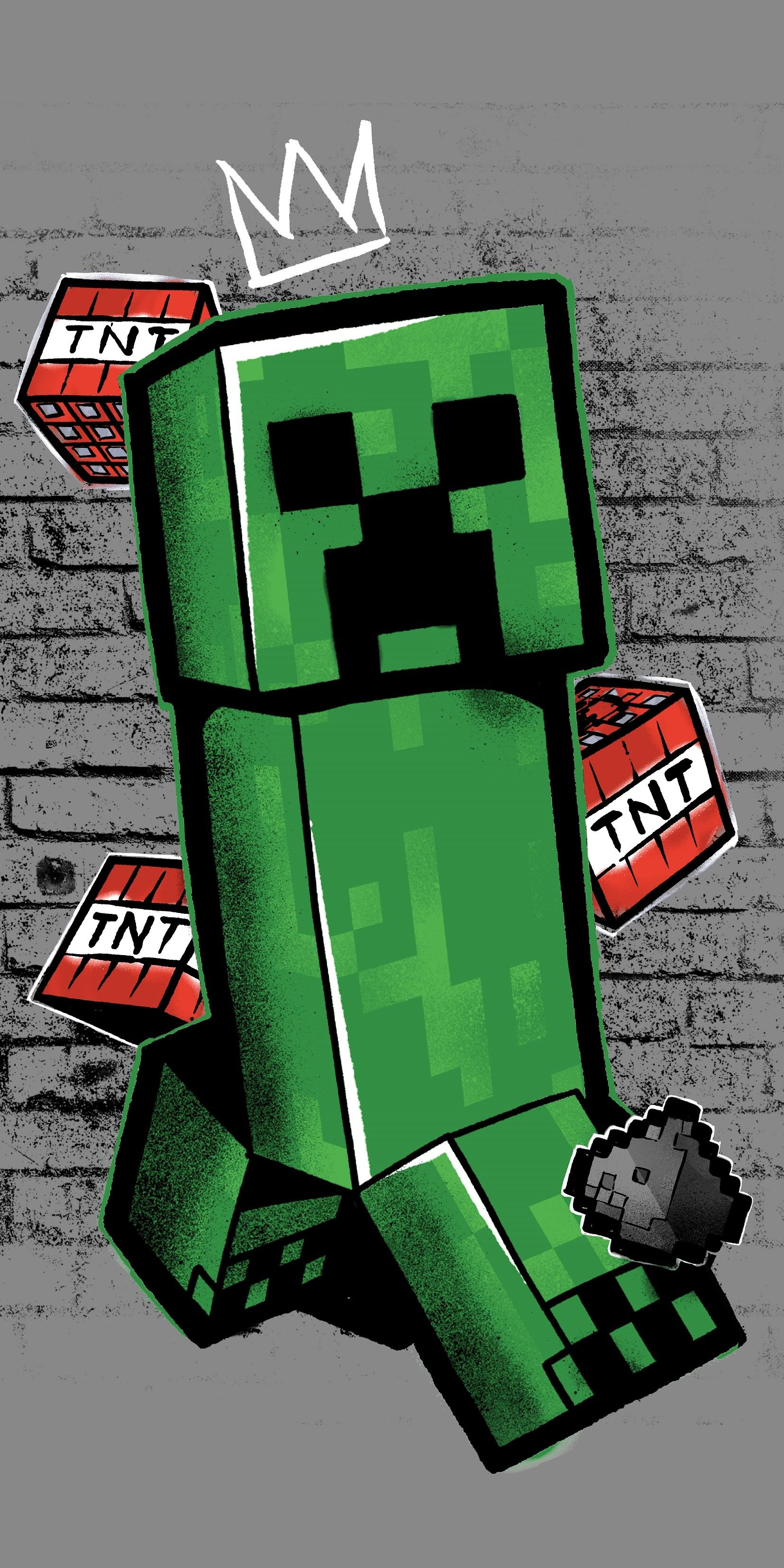 Fotografie TP Osuška 70x140 - Minecraft Metro Art Creeper