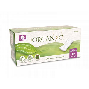 Organyc Slipové vložky Light Plus (24 ks) - 100% z biobavlny, 1+ kapička