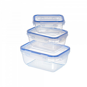Plastový box na potraviny set 3ks - 0,4 L, 0,8 L , 1,4 L
