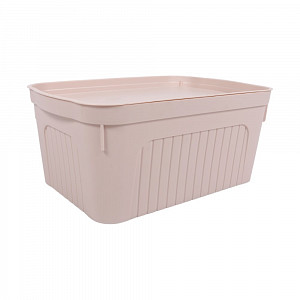 Úložný plastový box růžový 8 L