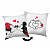 Dekorační polštářek 40x40 cm - Mickey a Minnie LOVE