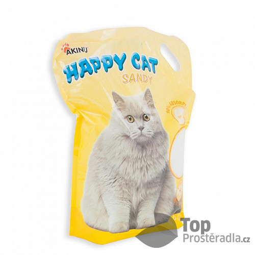 Akinu Happy cat 7,2 l Sandy jemný