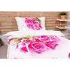 3D povlečení 140x200+70x90 Pink roses