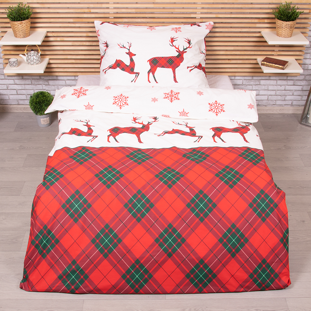 TP Vánoční povlečení 140x200+70x90 SOBI