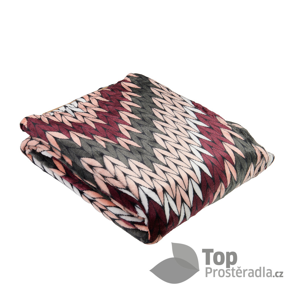 Mikroflanelová deka Premium 220x200 - Barevné potěšení :: TopProstěradla.cz