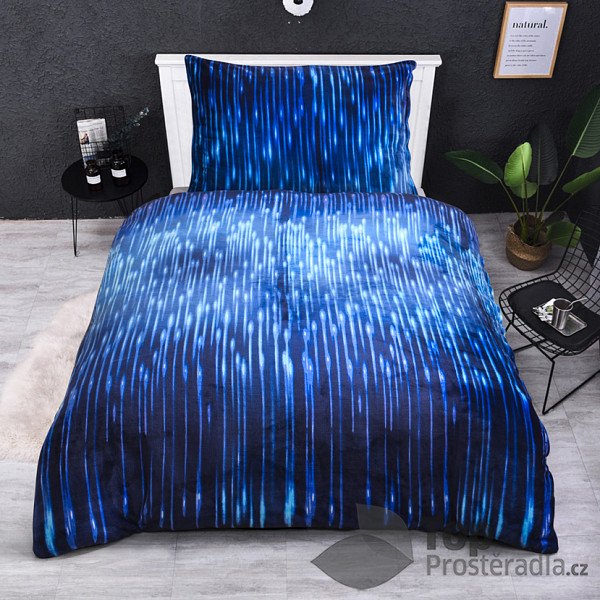 Povlečení mikroflanel 140x200 + 70x90 – Déšť