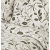Flanelové povlečení DELUXE 140x200+70x90 Větvička zelená