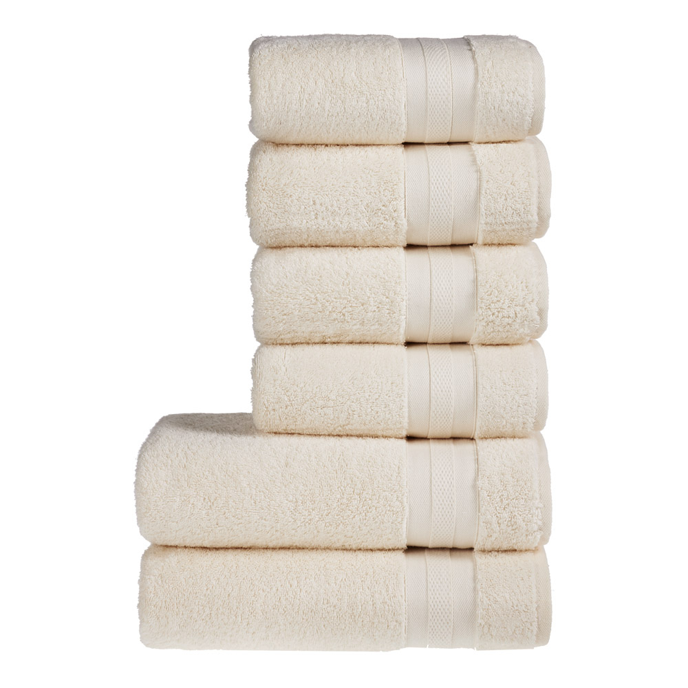 TP Set ručníků a osušek EXCLUSIVE TOP COLLECTION 6 kusů Smetanová