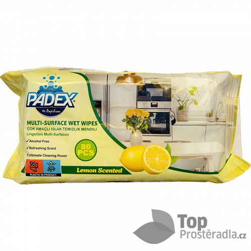 Papilion PADEX úklidové ubrousky universální lemon 80 ks