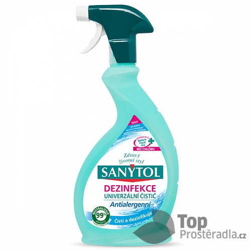 Sanytol dezinfekční univerzální čistič ve spreji, 500 ml – Antialergenní