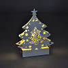 Solight LED kovový vánoční stromek, 2x AA