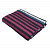 Multifunkční přehoz 200x220 Stripes - růžový/černý
