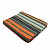 Multifunkční přehoz 200x220 Stripes - oranžový/tyrkys