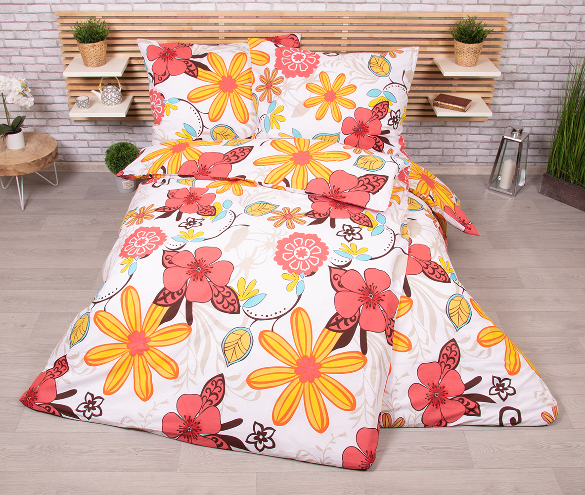 TP Zvýhodněná sada bavlněného povlečení Exclusive na dvě lůžka 140x200+70x90 - Fleur