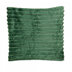 Povlak na polštářek mikroflanel beránek 40x40 - Tmavě zelený