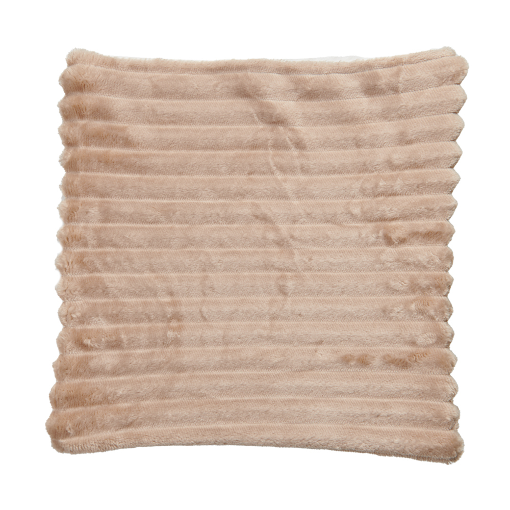 TP Povlak na polštářek mikroflanel beránek 40x40 - Béžový