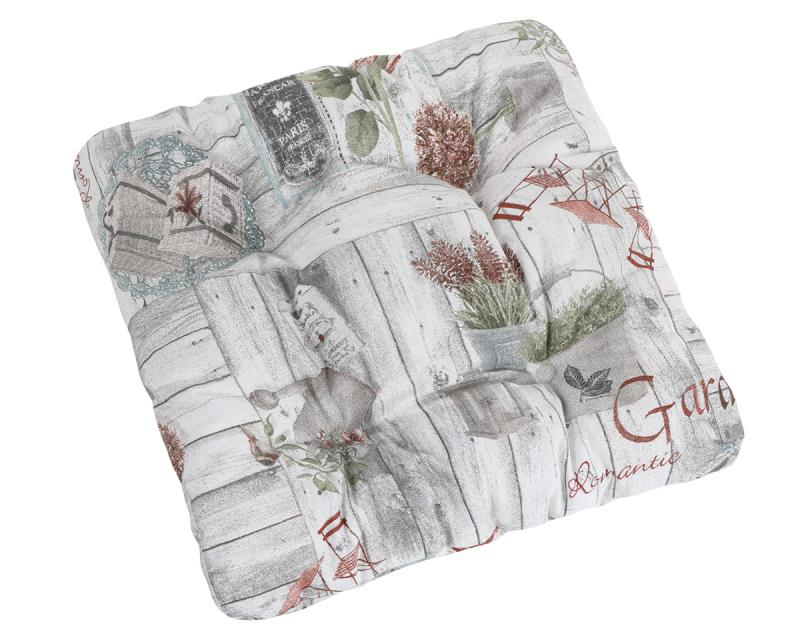 Sedák EMA prošívaný s provázky na uchycení 40x40 - Terasa