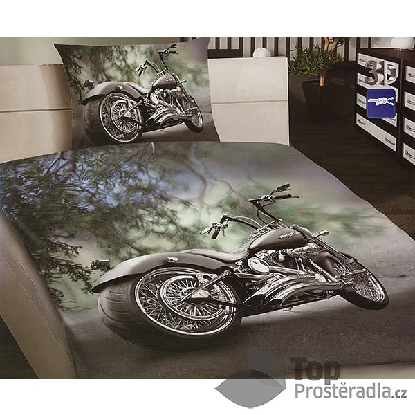 3D povlečení 140x200 + 70x90 - Chopper