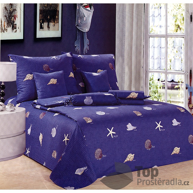 TOP Francouzské povlečení 220x200 + 2x70x90 Dary moře Mikrokrep