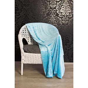 Mikroflanelová deka Premium 220x200 - Azurová