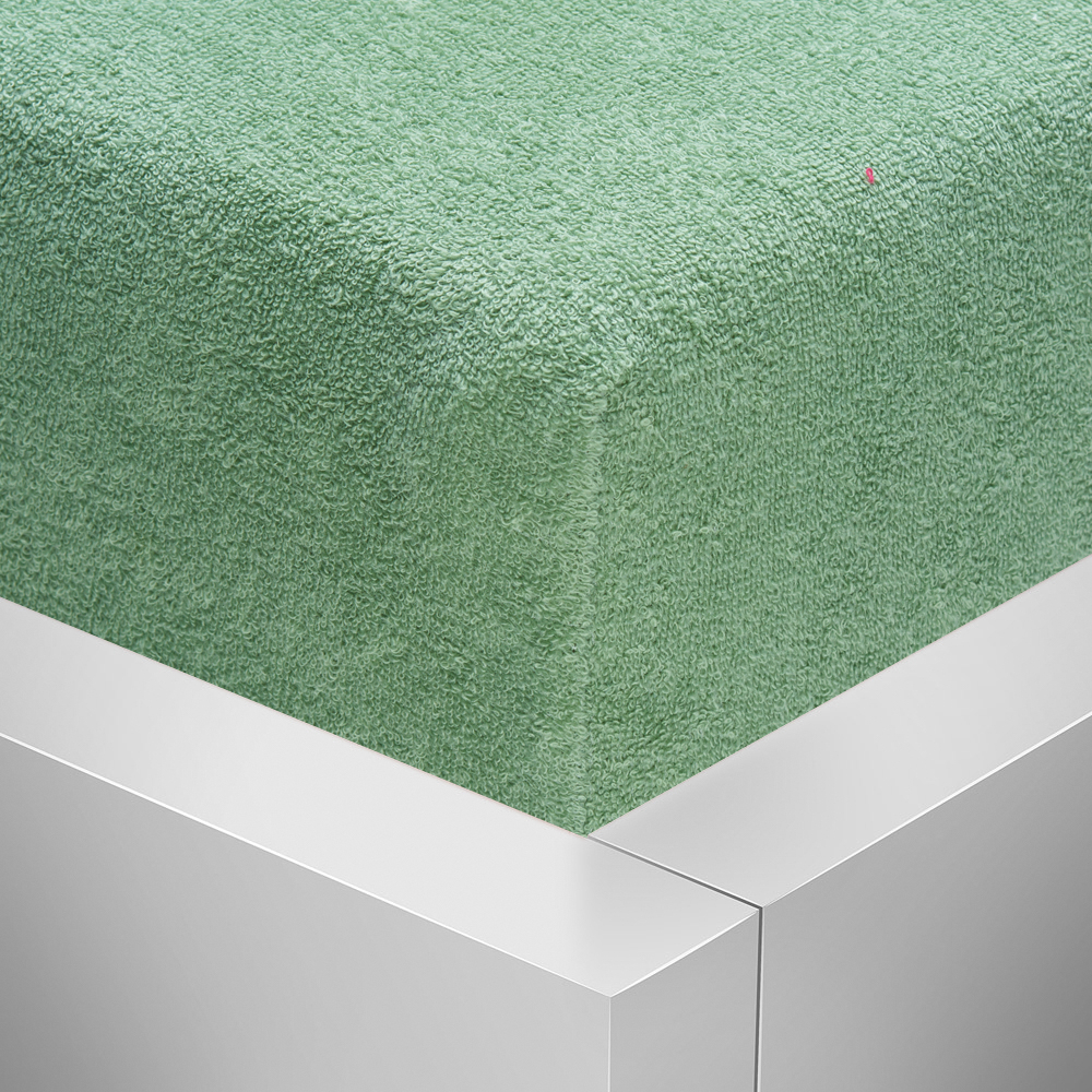 TP Froté prostěradlo 90x200 Luxus - Pistáciová