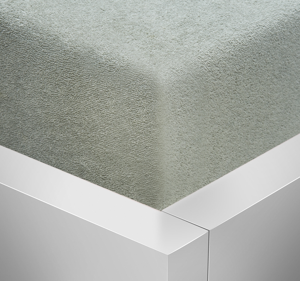 TP Froté prostěradlo 90x200 Luxus - Khaki