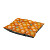 Multifunkční polštář velikost L 100x70 - Oranžová kolečka/Šedý