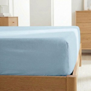 Jersey prostěradlo s lycrou DeLuxe 120x200 světle modré