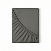 Jersey prostěradlo s lycrou DeLuxe 120x200 tmavě šedé