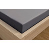 Jersey prostěradlo s lycrou DeLuxe 140x200 tmavě šedé