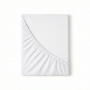 Jersey prostěradlo s lycrou DeLuxe 180x200 bílé