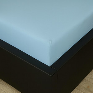 Jersey prostěradlo s lycrou DeLuxe 180x200 světle modré