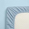 Jersey prostěradlo s lycrou DeLuxe 180x200 světle modré