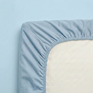 Jersey prostěradlo s lycrou DeLuxe 180x200 světle modré