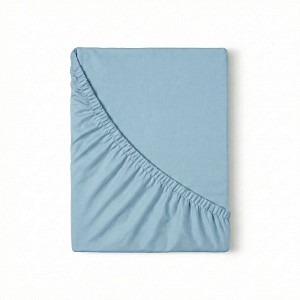 Jersey prostěradlo s lycrou DeLuxe 220x200 světle modré