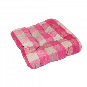 Sedák 40x40 Vínovo-šedá kostka