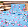 Krepové povlečení ECONOMY 140x200+70x90 Rose blue