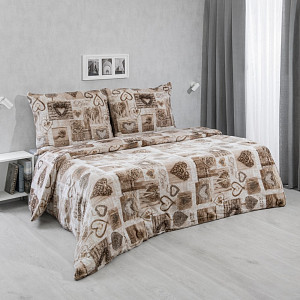 Francouzské mikroplyšové povlečení Premium 220x200+2x70x90 Patchwork