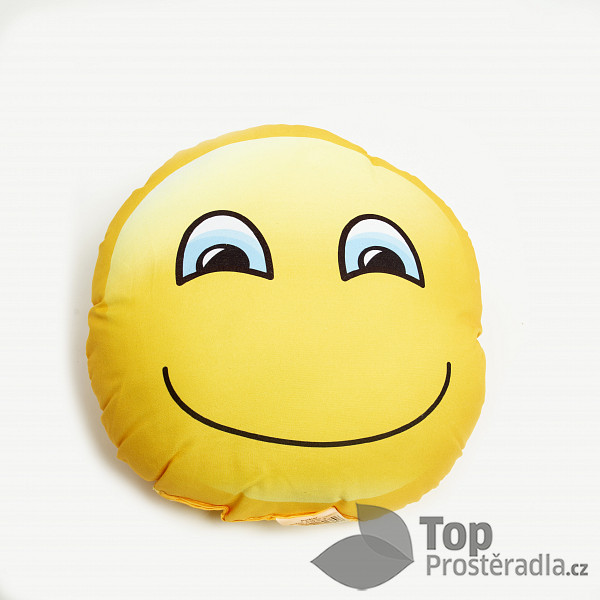 Tvarovaný polštářek - Happy Smile