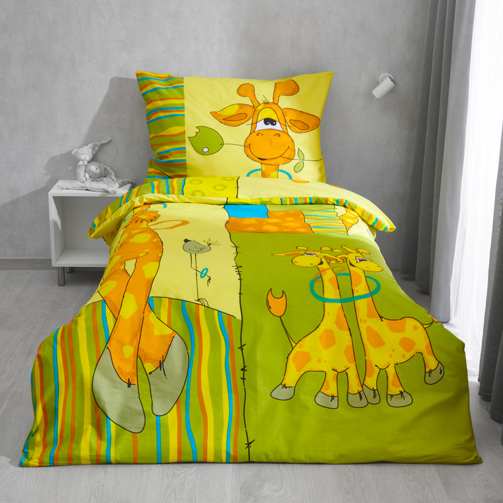 TP Bavlněné povlečení 140x200+70x90 Žirafa