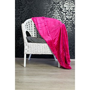 Mikroflanelová deka Premium 230x200 - Růžová