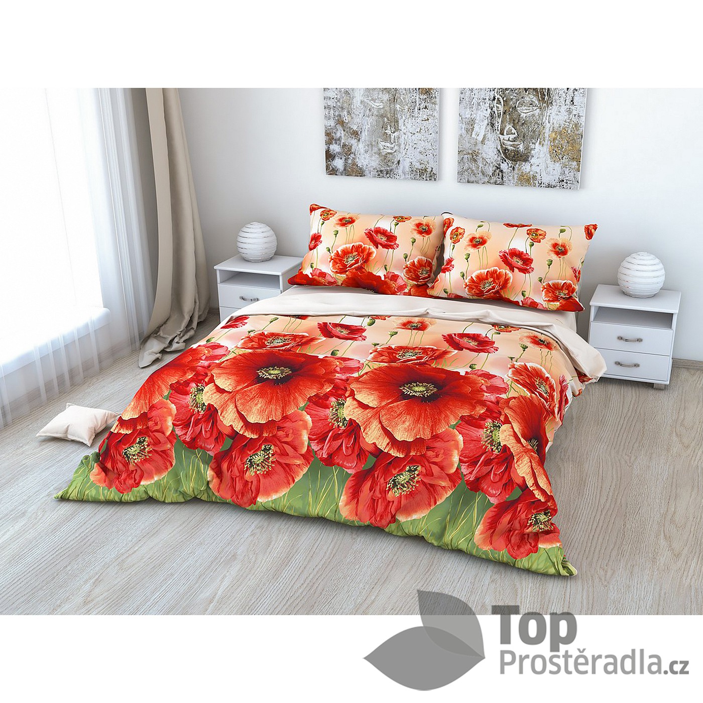 TOP Bavlněné povlečení CARMEN 220x200+70x90